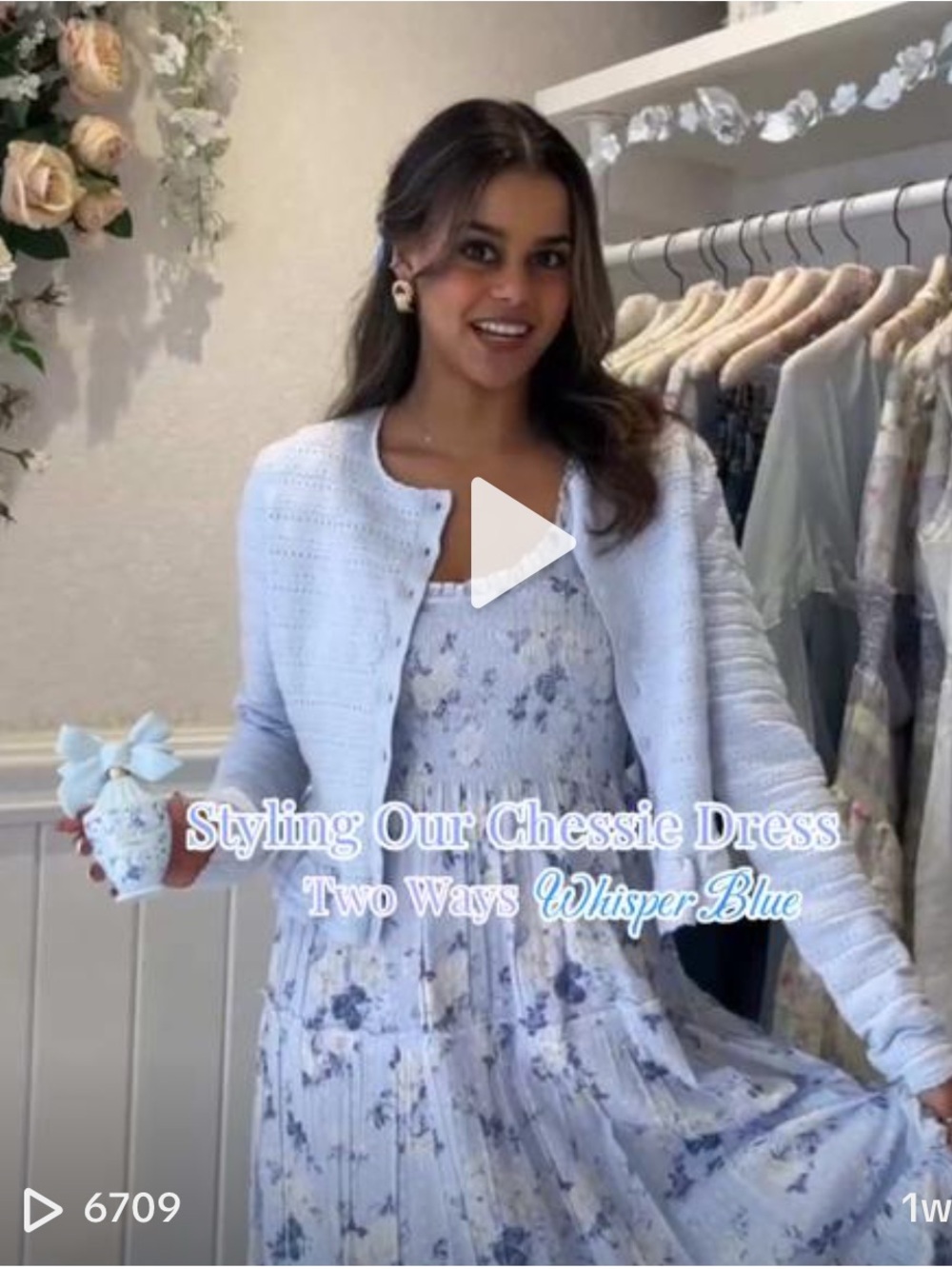 LOVESHACKFANCY CLASSIC DRESS